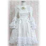 gothic lily sissy dress