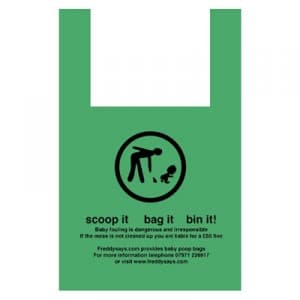 The colour of the Poop Scoop Bag should be green.