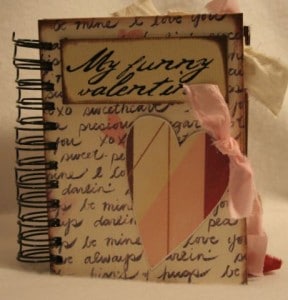 A furry card that resembled a dairy; it was also really lovely.