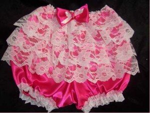 An SSI rumba The item was pink in colour.