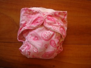 A Pack of Diapers The item was pink in colour.