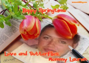 It was lovely to see Mommy Lauren during springtime in the magazine.