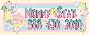 The mommy star is mentioned in a logo, which looks good.