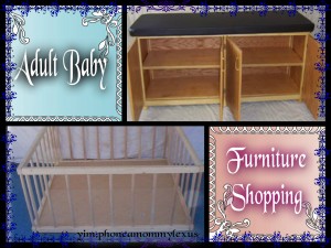 Furniture is shown, and it has a lovely gloss to it.