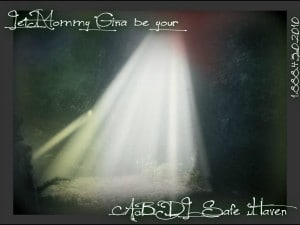 Heaven is displayed, and it looks wonderful. The font reads, "Let mama Gina be your."