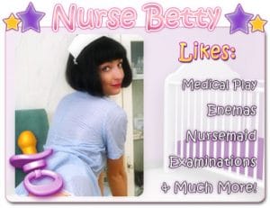 A Sexy Nurse, she is dressed in a blue outfit and looks incredibly hot and seductive.