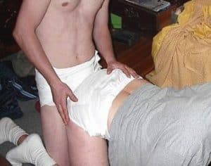 A photo of a lovely couple having sex while looking hot and sensual is shown.