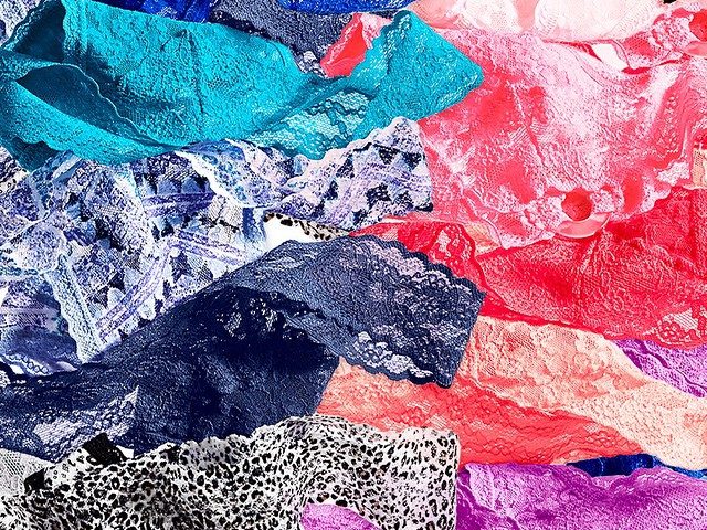 The image features a colourful and sexy pair of pants.