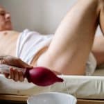 mommy gives an enema to her abdl boy and he enjoys himself